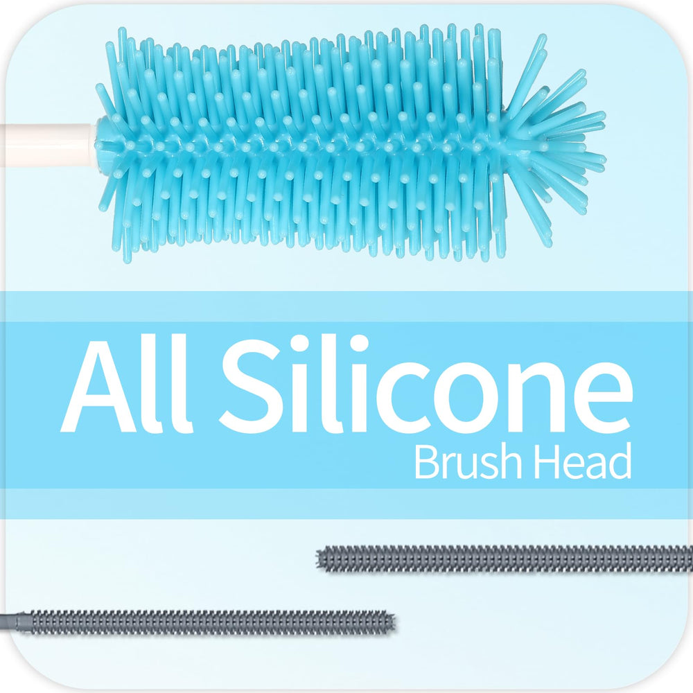 Fojaglad 180-degree spout brush targets stubborn rim stains for quick cleanup.