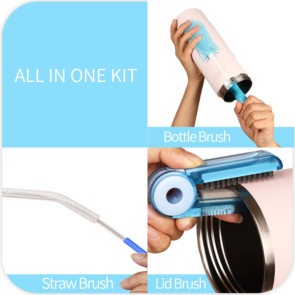 Fojaglad straw brush 12-6-inch length cleans long straws thoroughly.