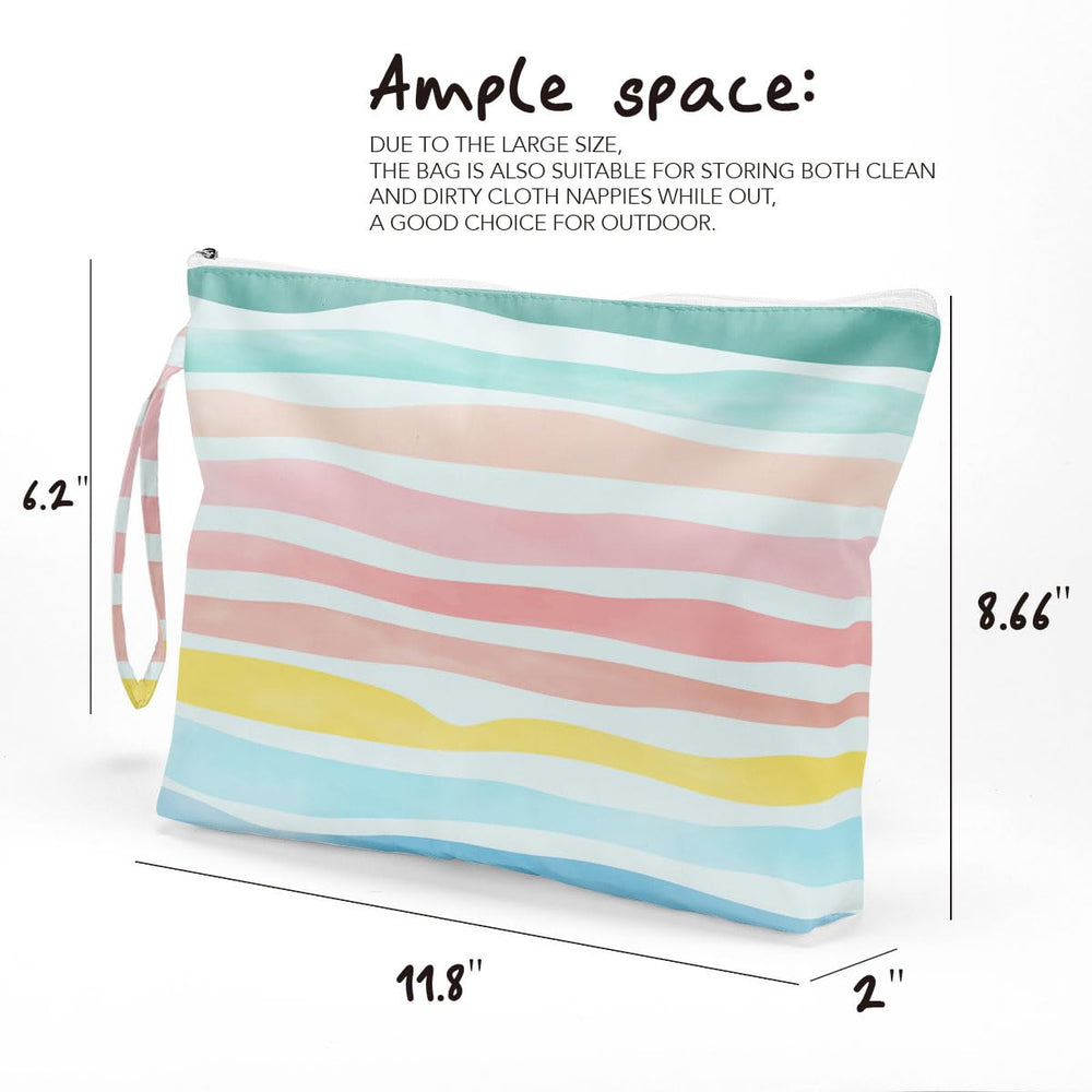 Fokongna wet dry bag size-dimensions illustrate spacious 11.8 x 8.66 inches for essentials.
