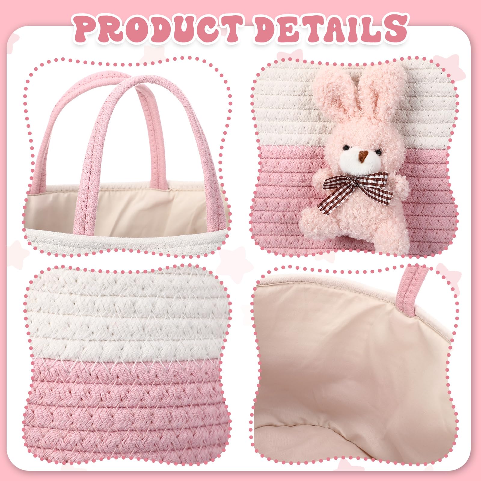 FoldTier Bunny Diaper Caddy open interior ready for quick diaper changes.