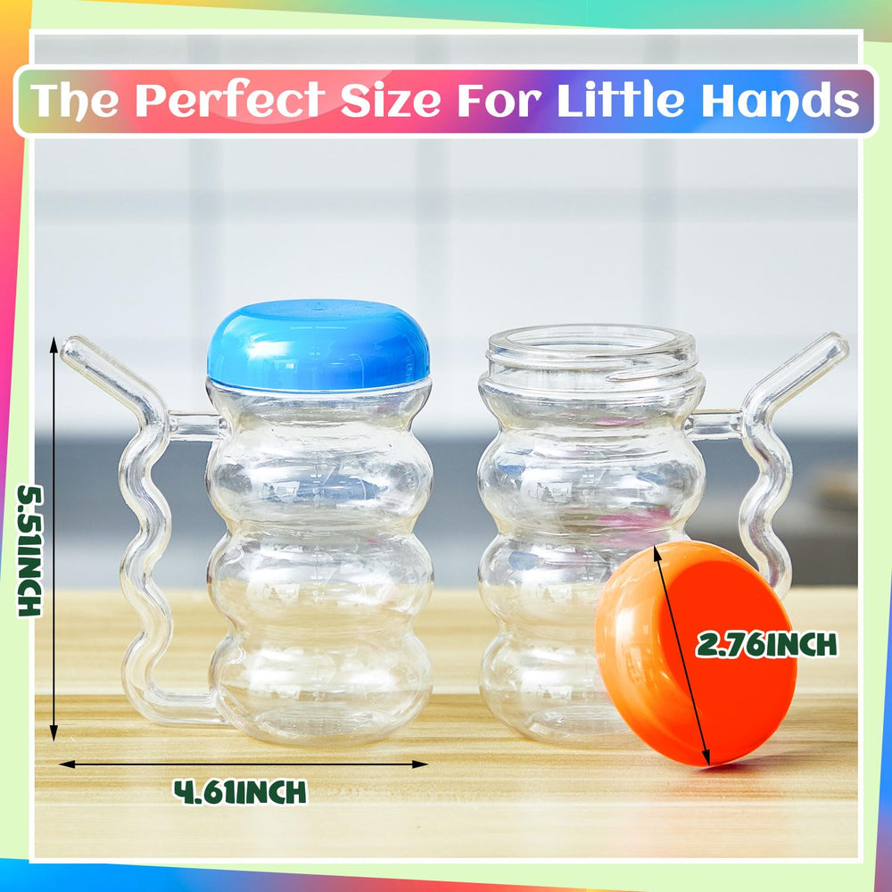 FoldTier Sip a Mug green color with easy-grip design for little hands.
