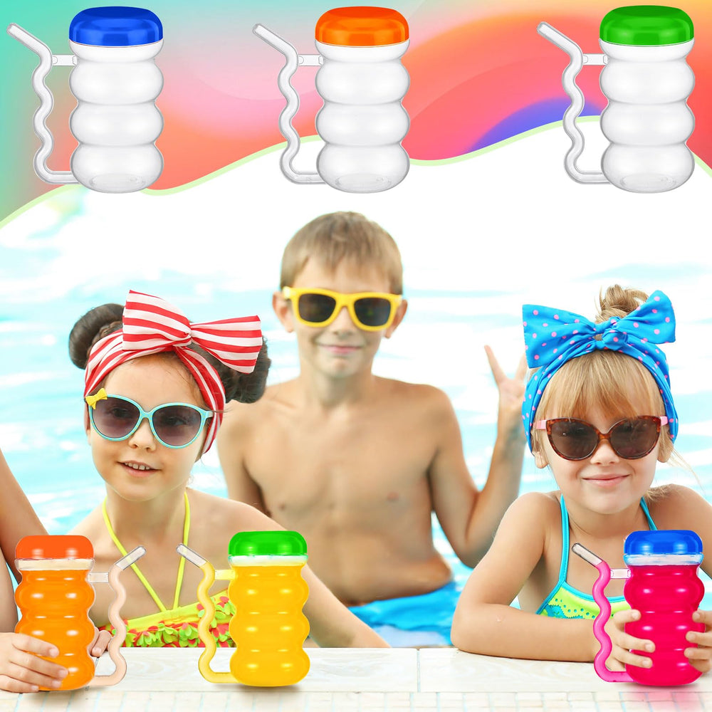 FoldTier Sip a Mug kids drinking scene showing kid-friendly fit and color variety.