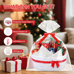 FoldTier white woven bin ideal for nursery organization.