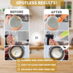 FOLISSE compact cup lid cleaner design fits small spaces for quick kitchen cleaning
