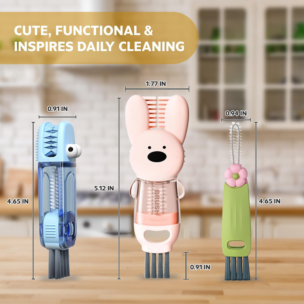 Folisse cup lid cleaner crocodile design tackles hard-to-reach gaps and crevices.