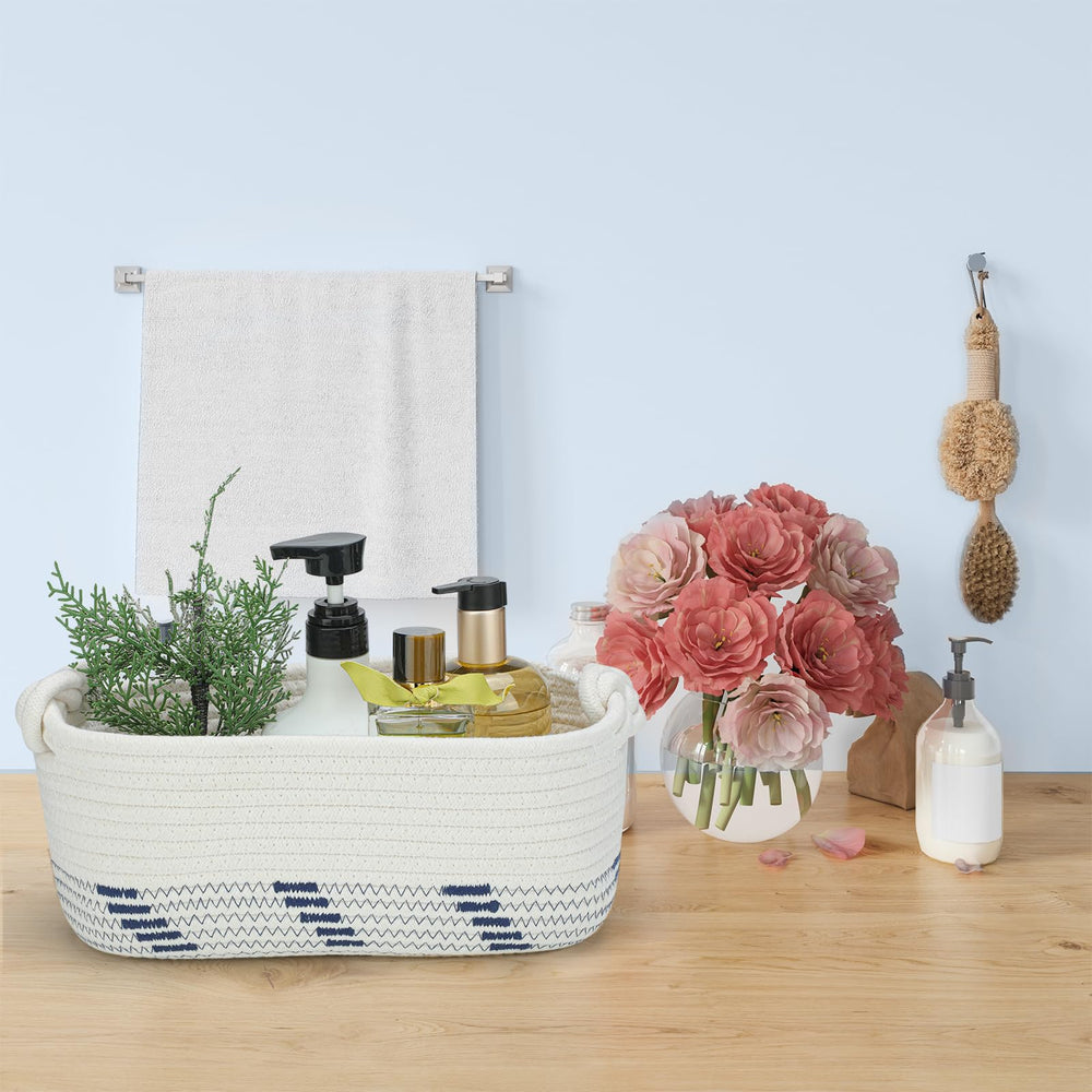 Followarm multipurpose storage basket organizing entryway and living space