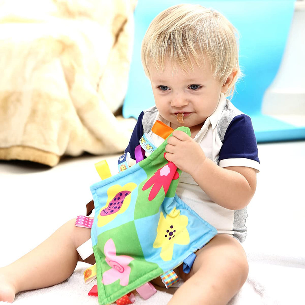 FOMAISELF baby shower gift tag blanket serves as a comforting first blanket