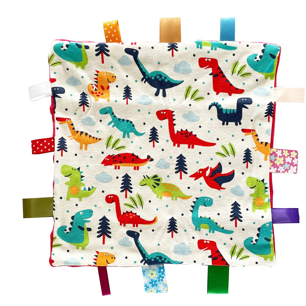 FOMAISELF tag blanket close-up shows ultra-soft plush and small animal appeal for comforting touch