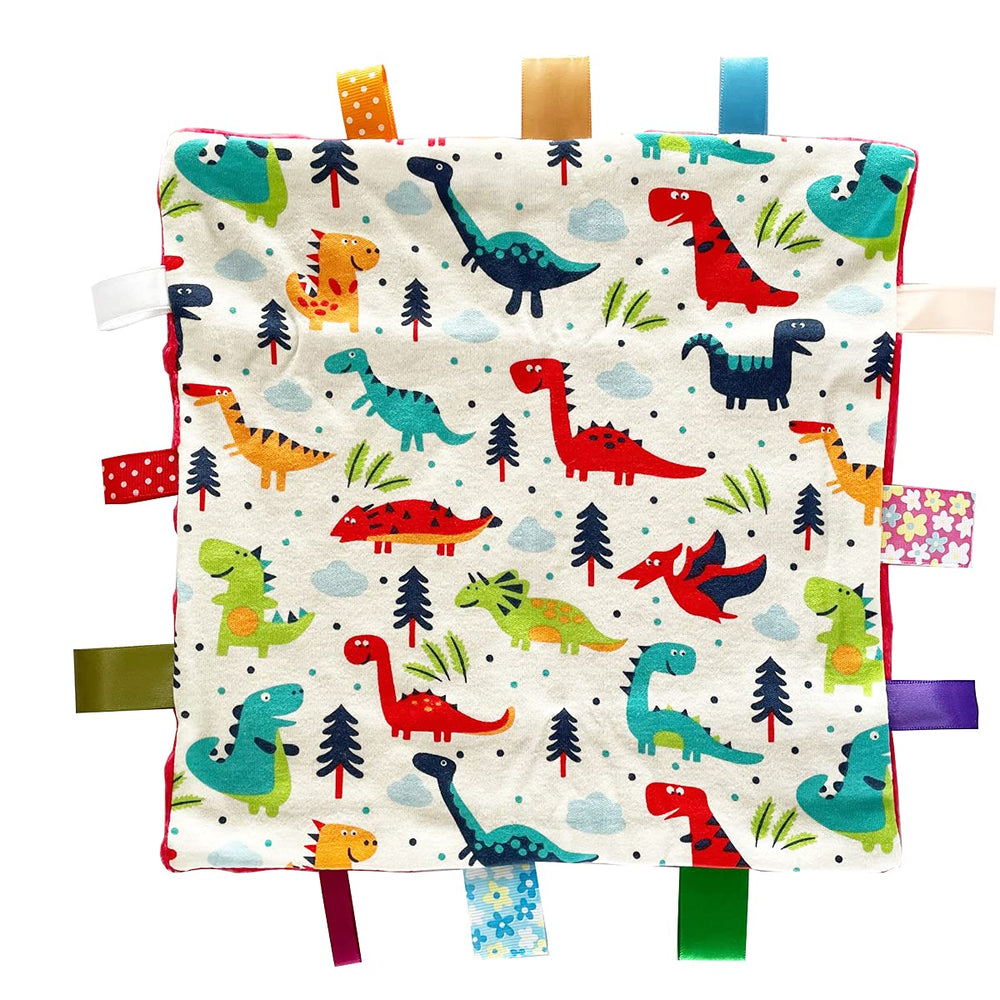 FOMAISELF tag blanket close-up shows ultra-soft plush and small animal appeal for comforting touch