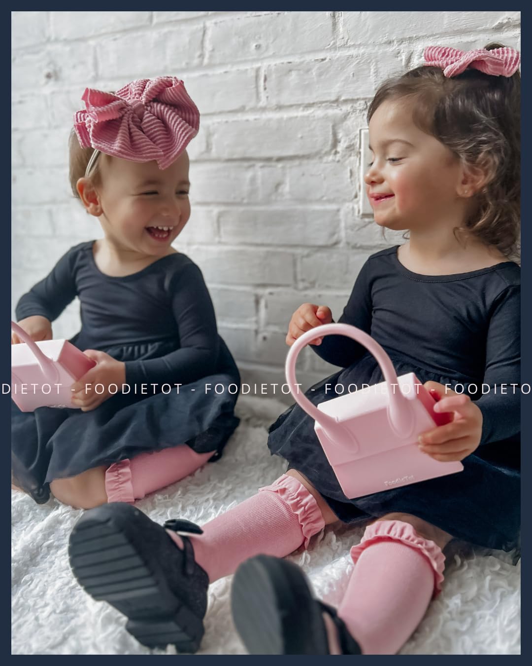 FoodieTot toddler snack purse Canadian design blends style and practical function.