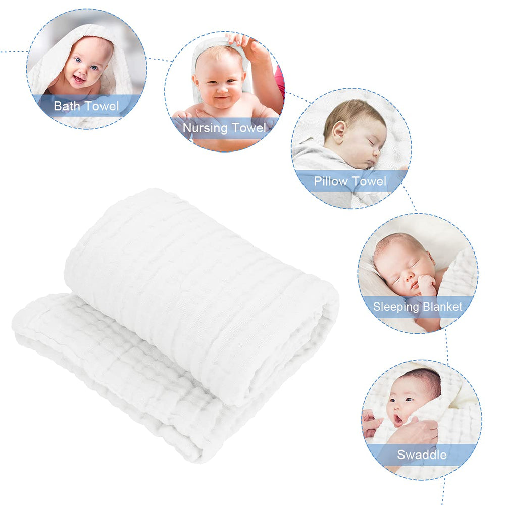 FOOK FISH muslin cotton towel softens with every wash for daily comfort.