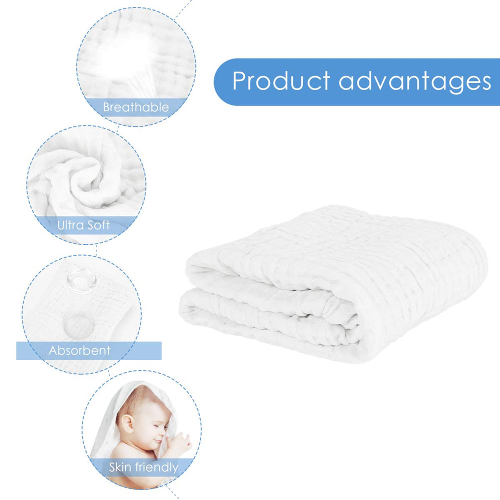 FOOK FISH towel offers multipurpose use as swaddle or stroller blanket.