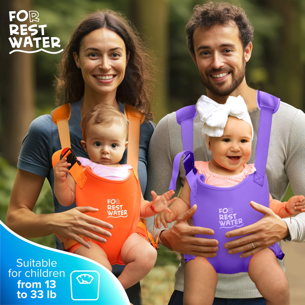 FOR REST WATER baby carrier growth-range-4-24-months adapts as baby grows