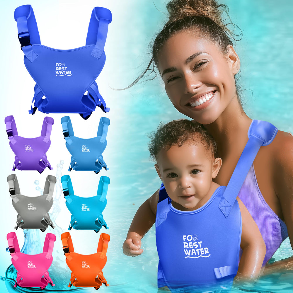 FOR REST WATER baby carrier neoprene warmth in water play keeps baby cozy.