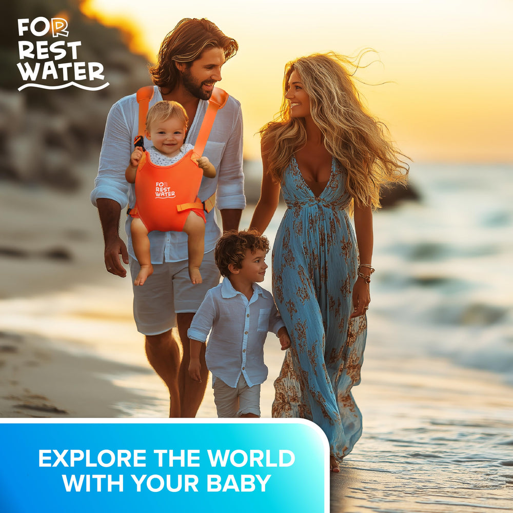 FOR REST WATER orange color option stands out at beach or pool