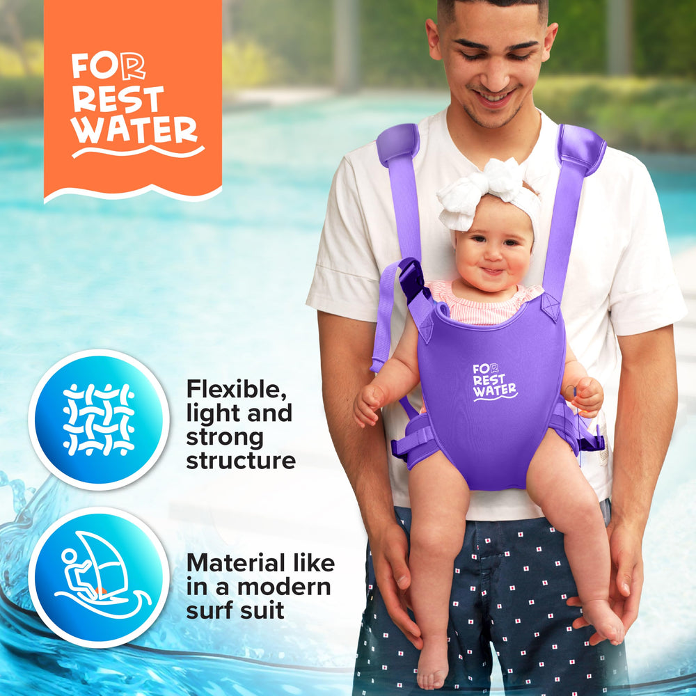 FOR REST WATER baby carrier water-use ideal for pool and beach moments
