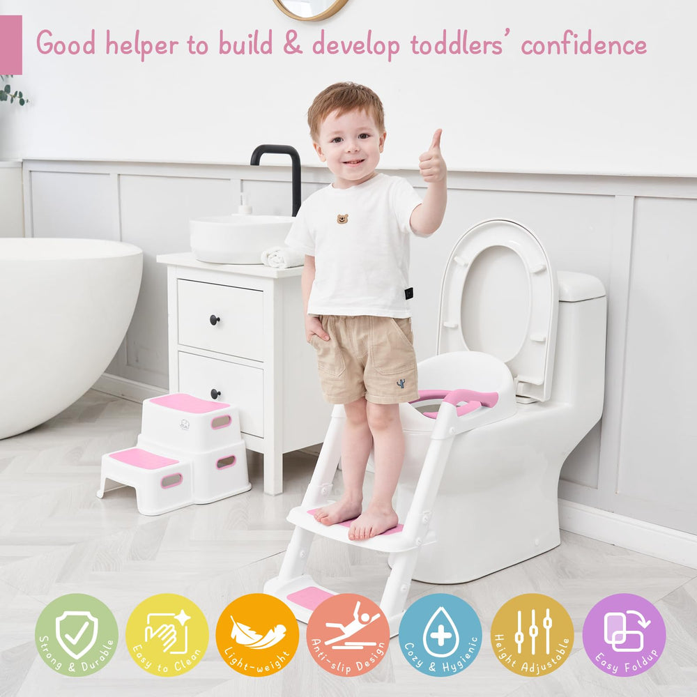 Forbena potty seat assembly demonstrates quick setup and sturdy build.
