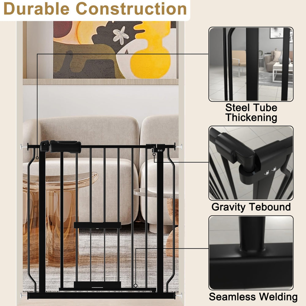 Foreng pressure-mounted design eases setup without wall drilling.
