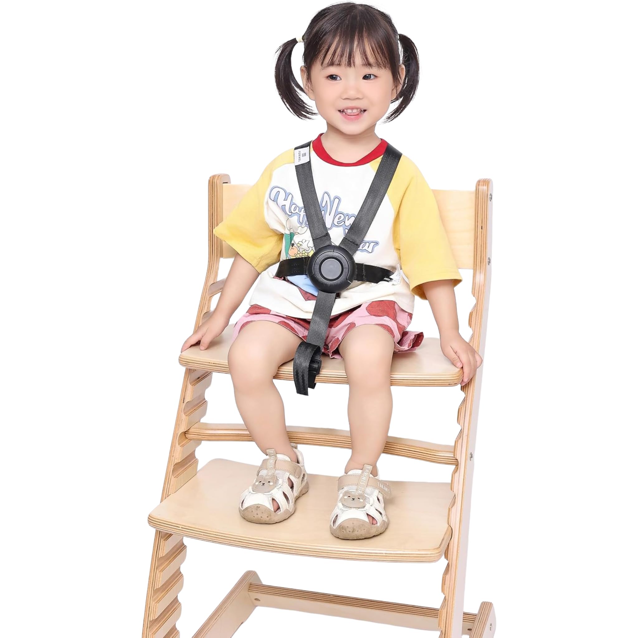 Fornel harness close-up showing adjustable shoulder and waist belts for comfort.