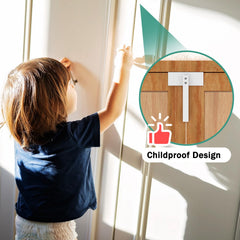 FOROIRON bifold lock aluminum body shows durable rustproof construction.