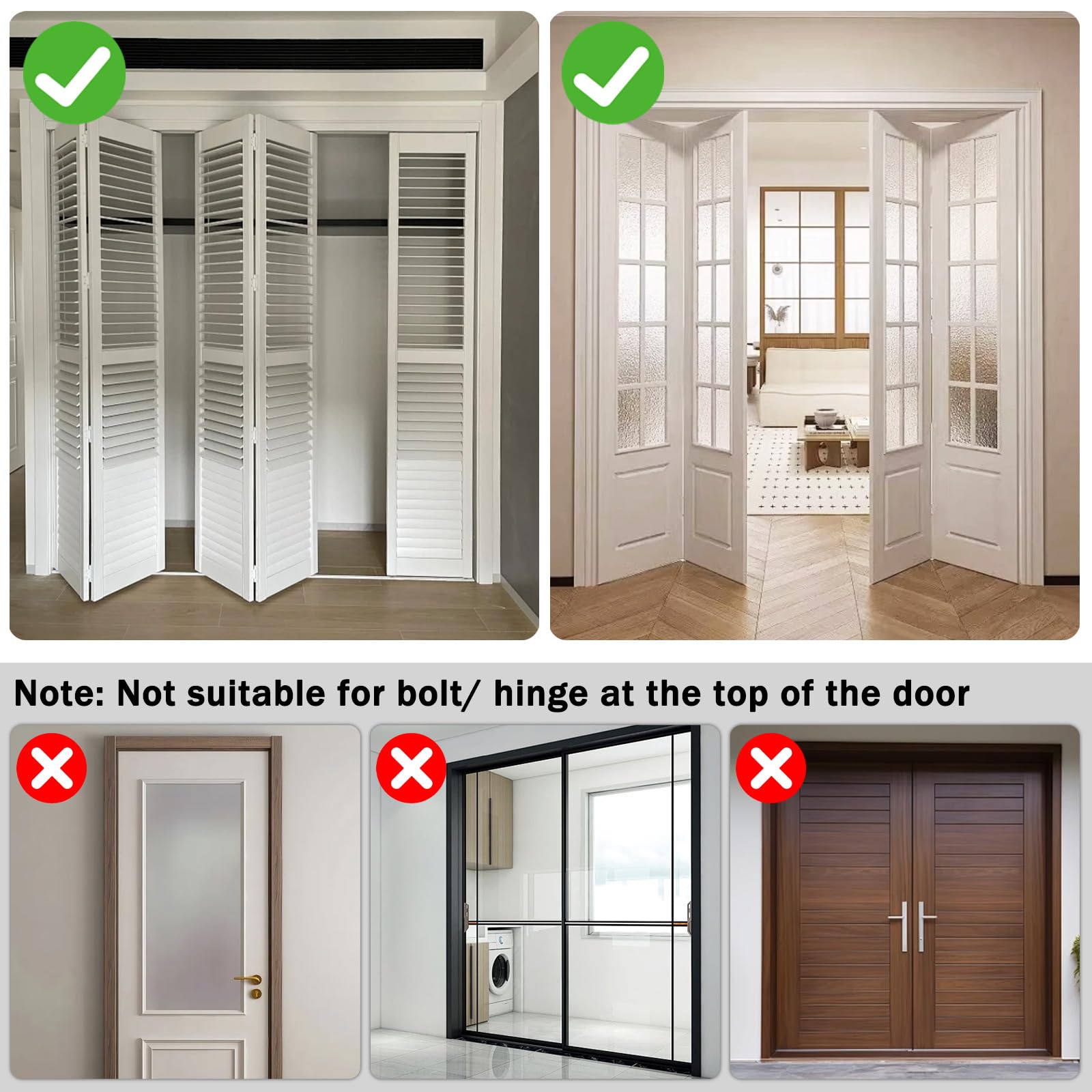 FOROIRON two-pack offers versatile protection for multiple doors.