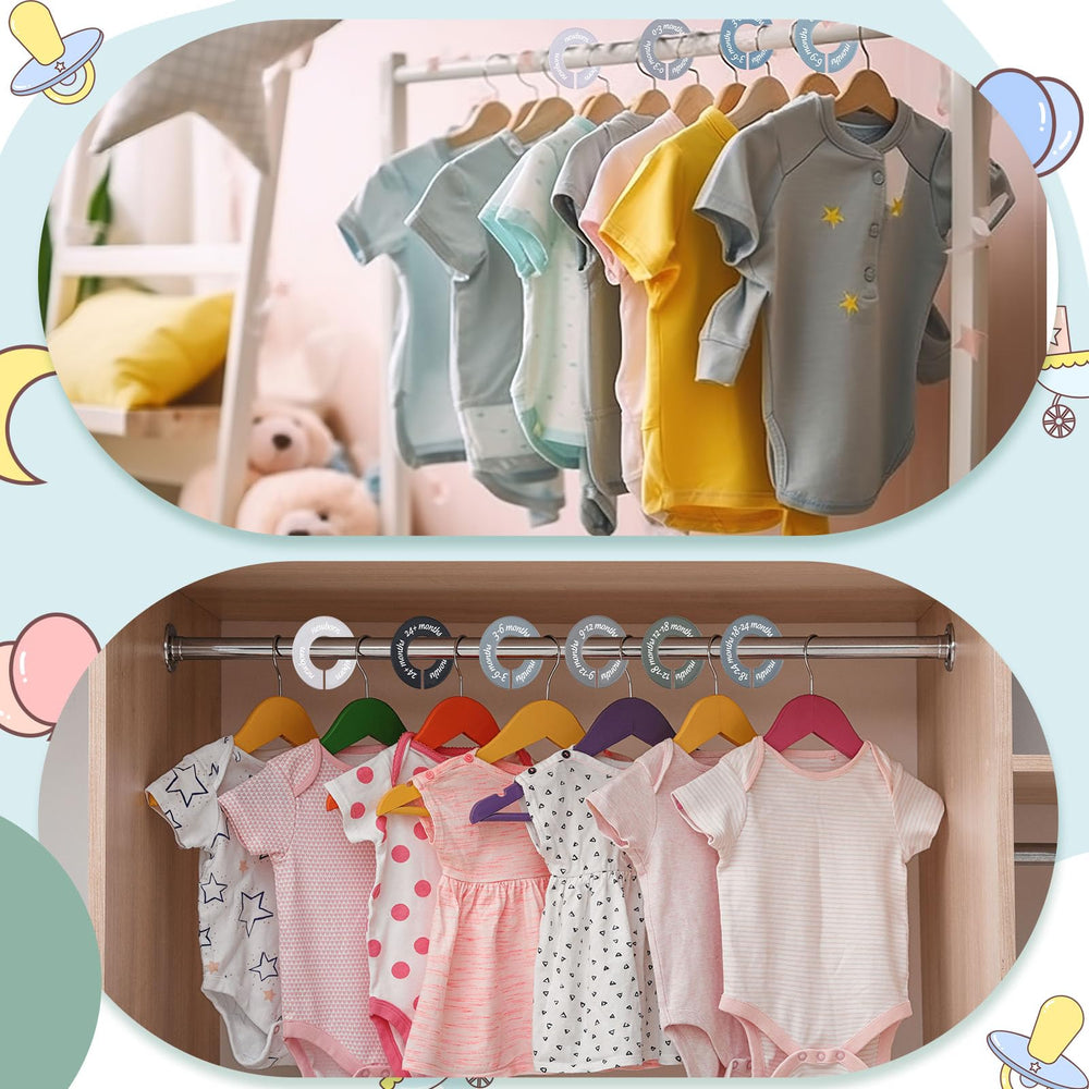 ForraFun dividers illustrate age-range organization from newborn to 24 months