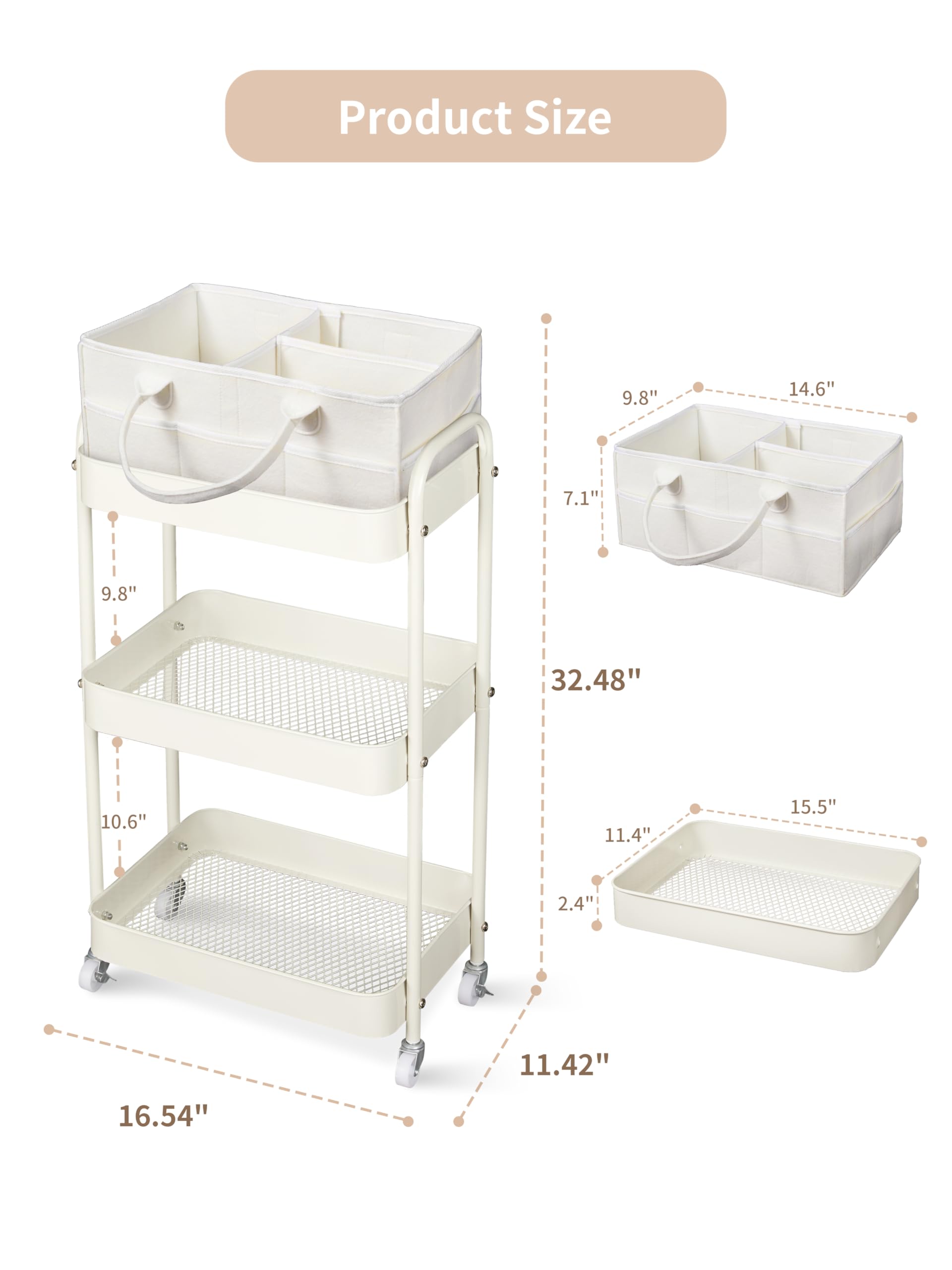 Fortella baby bottle storage organizer neatly resolves bottle clutter on countertops.