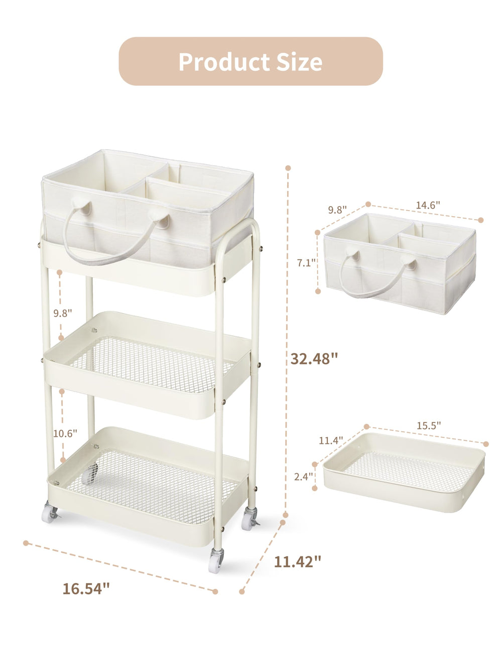 Fortella baby bottle storage organizer neatly resolves bottle clutter on countertops.