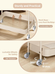Fortella Baby Diaper Caddy perforated dividers support logical organization.