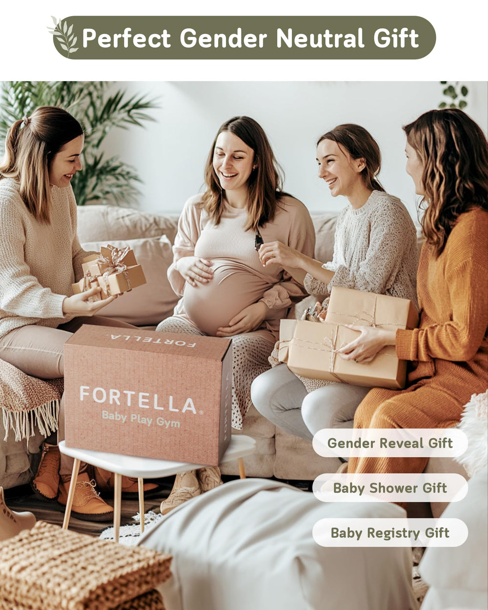 Fortella Baby Play Gym easy-clean-fold-travel design makes on-the-go use simple