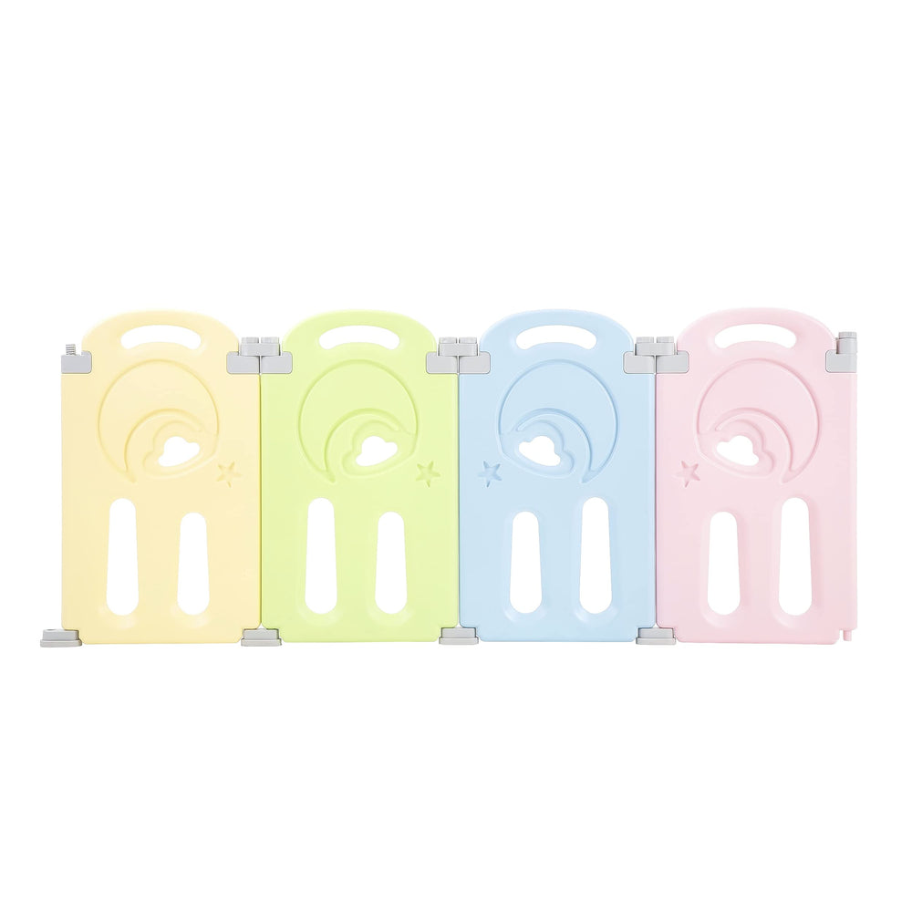 Fortella Cloud Castle extension panel shows quick assembly for expanding a safe play space.