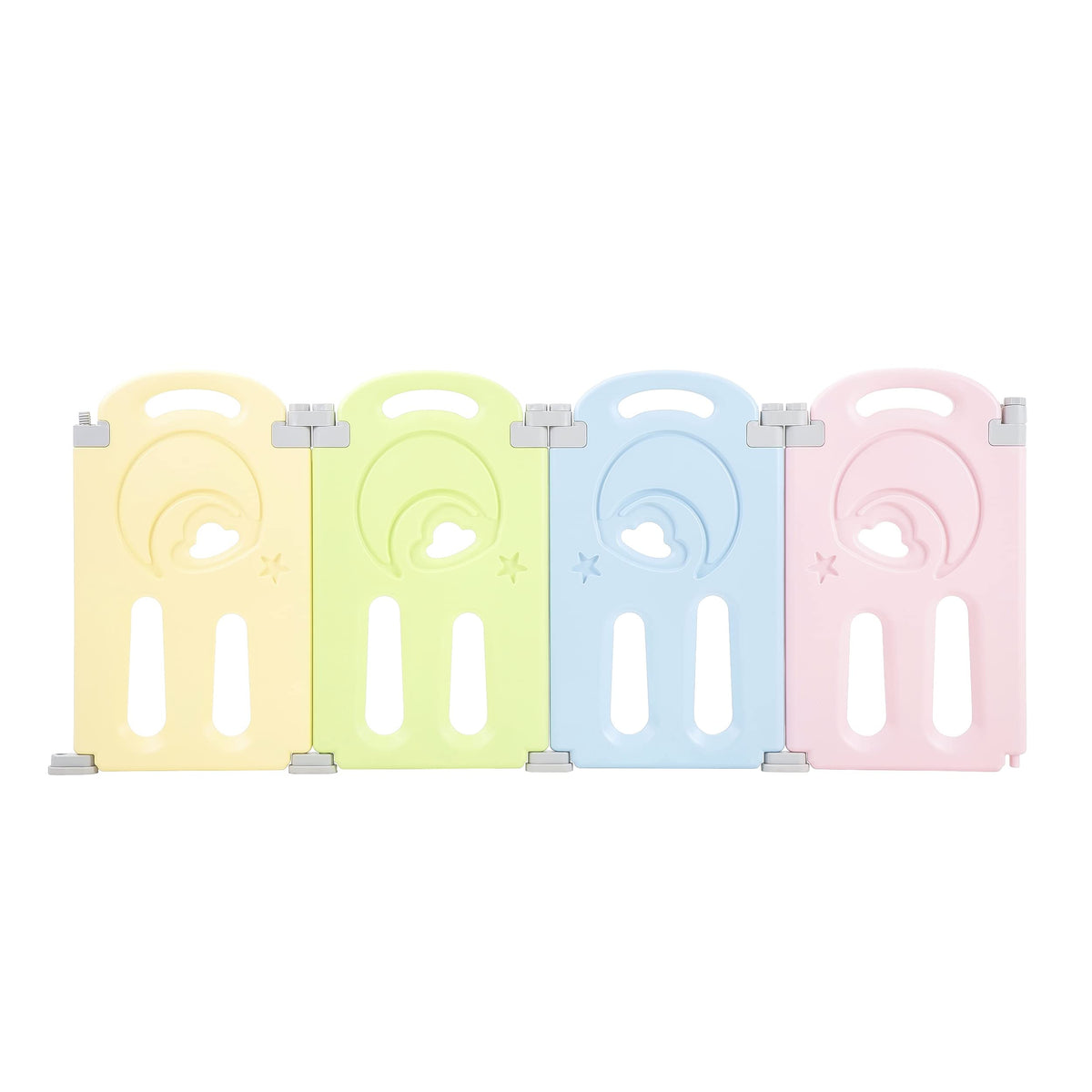 Fortella Cloud Castle extension panel shows quick assembly for expanding a safe play space.
