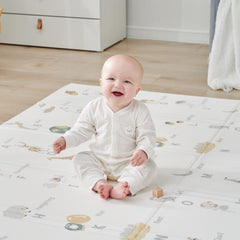Fortella Cuddle & Learn Playmat Moroccan side offers minimalist decor with a soft play surface.