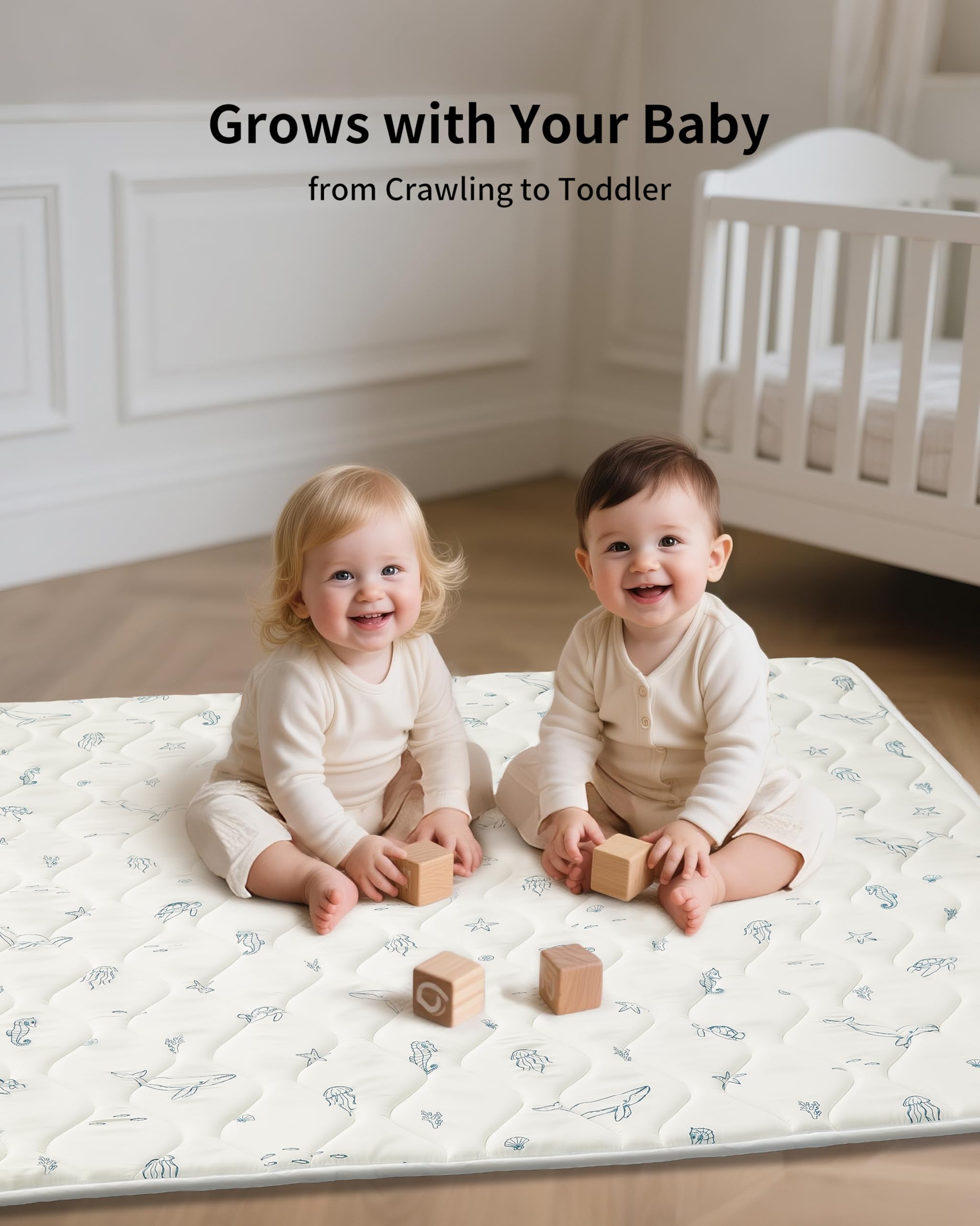 Fortella Play Mat fits for playpen use in busy nursery spaces