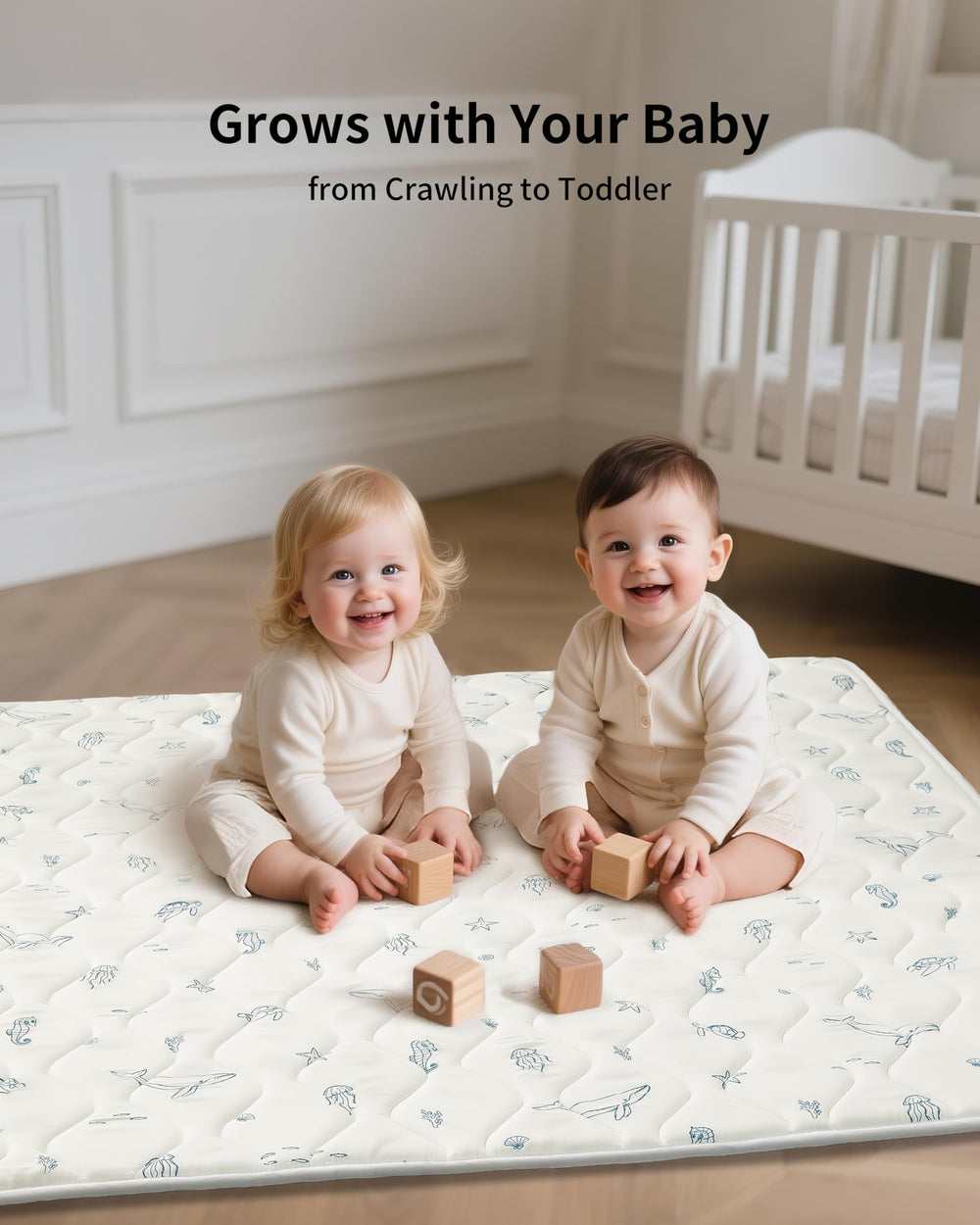 Fortella Play Mat fits for playpen use in busy nursery spaces