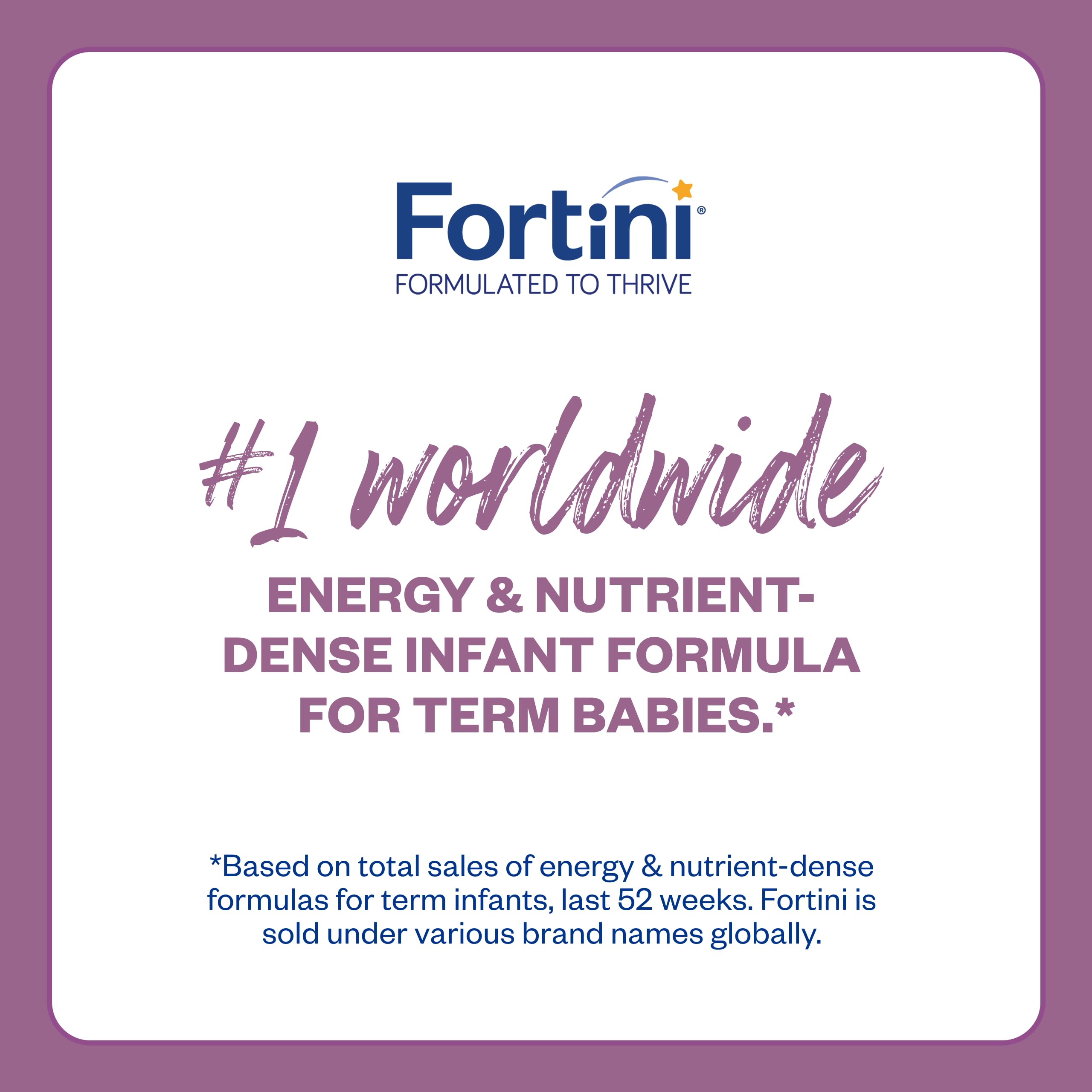 Fortini Nutricia on-the-go packaging scene supports quick feeding routines.