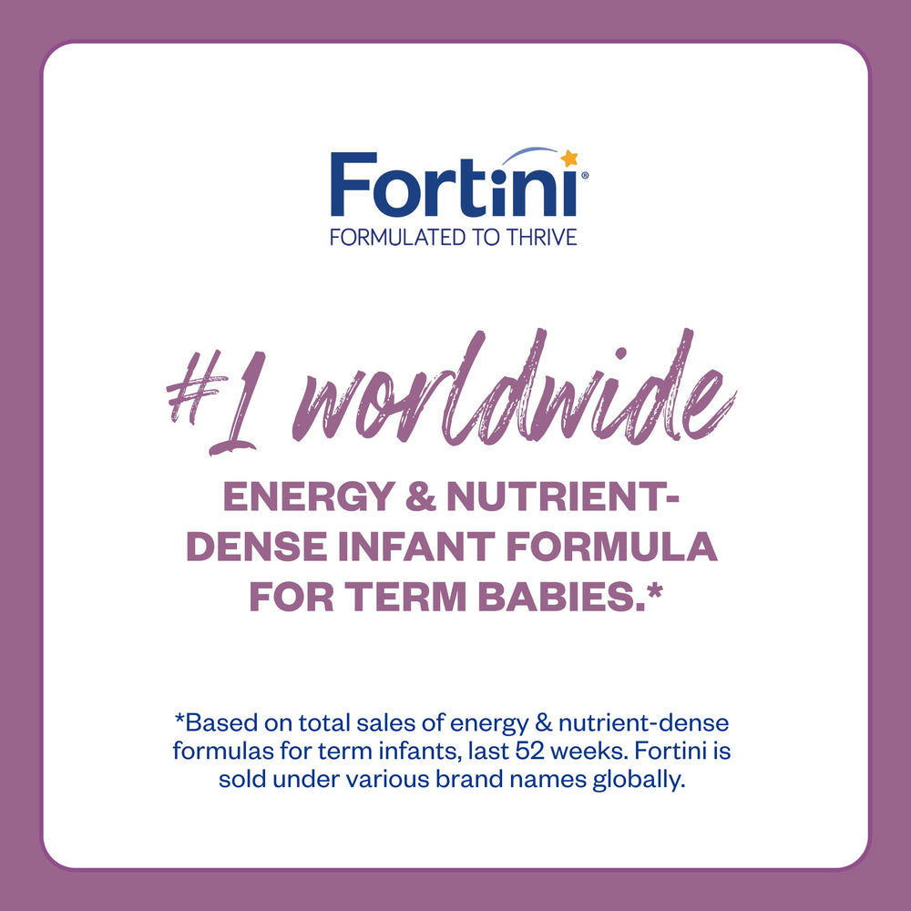 Fortini Nutricia on-the-go packaging scene supports quick feeding routines.