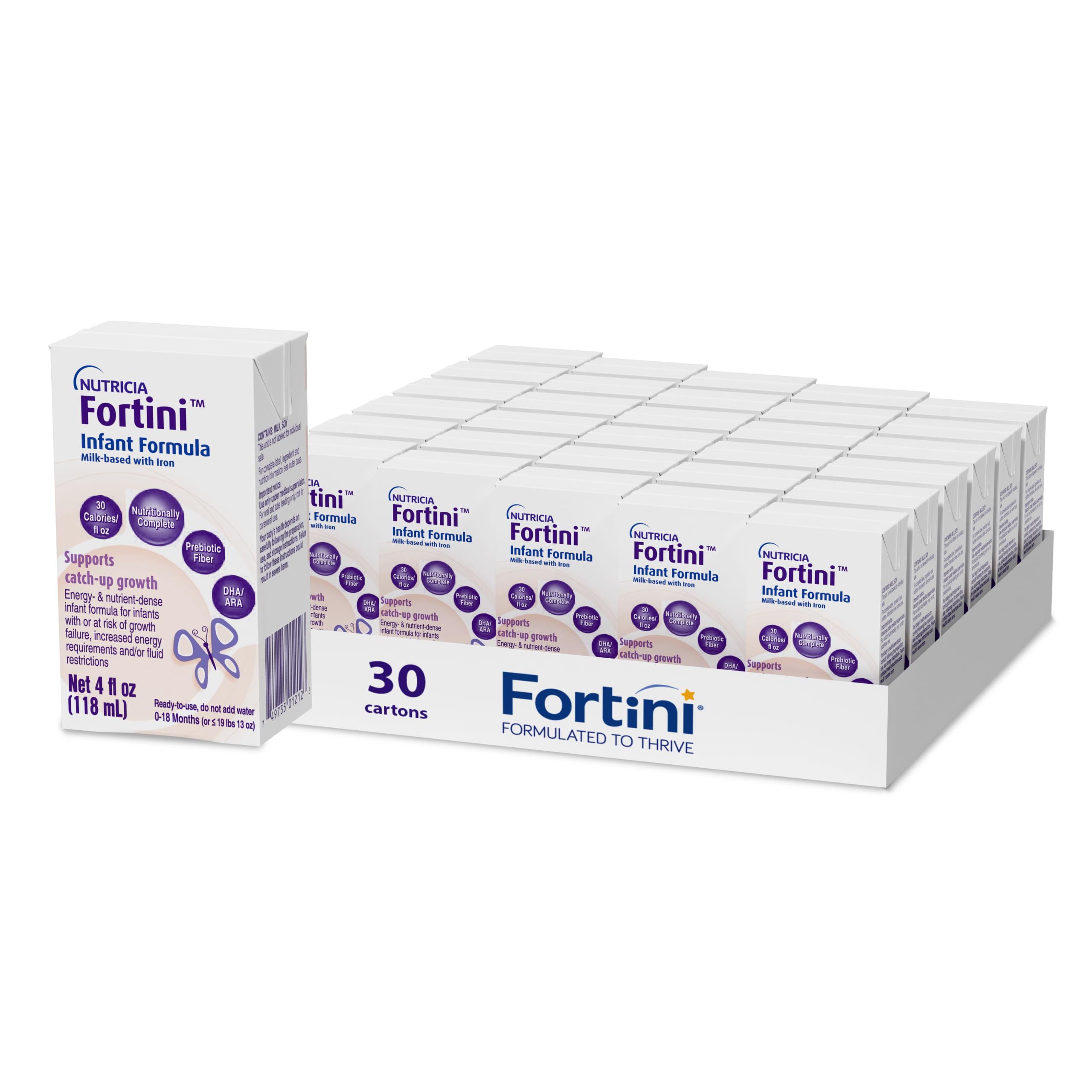 Fortini Nutricia ready-to-feed carton for quick, convenient feeding.