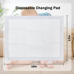 FORYEE changing pad liner 17x13 inches fits standard changing tables.