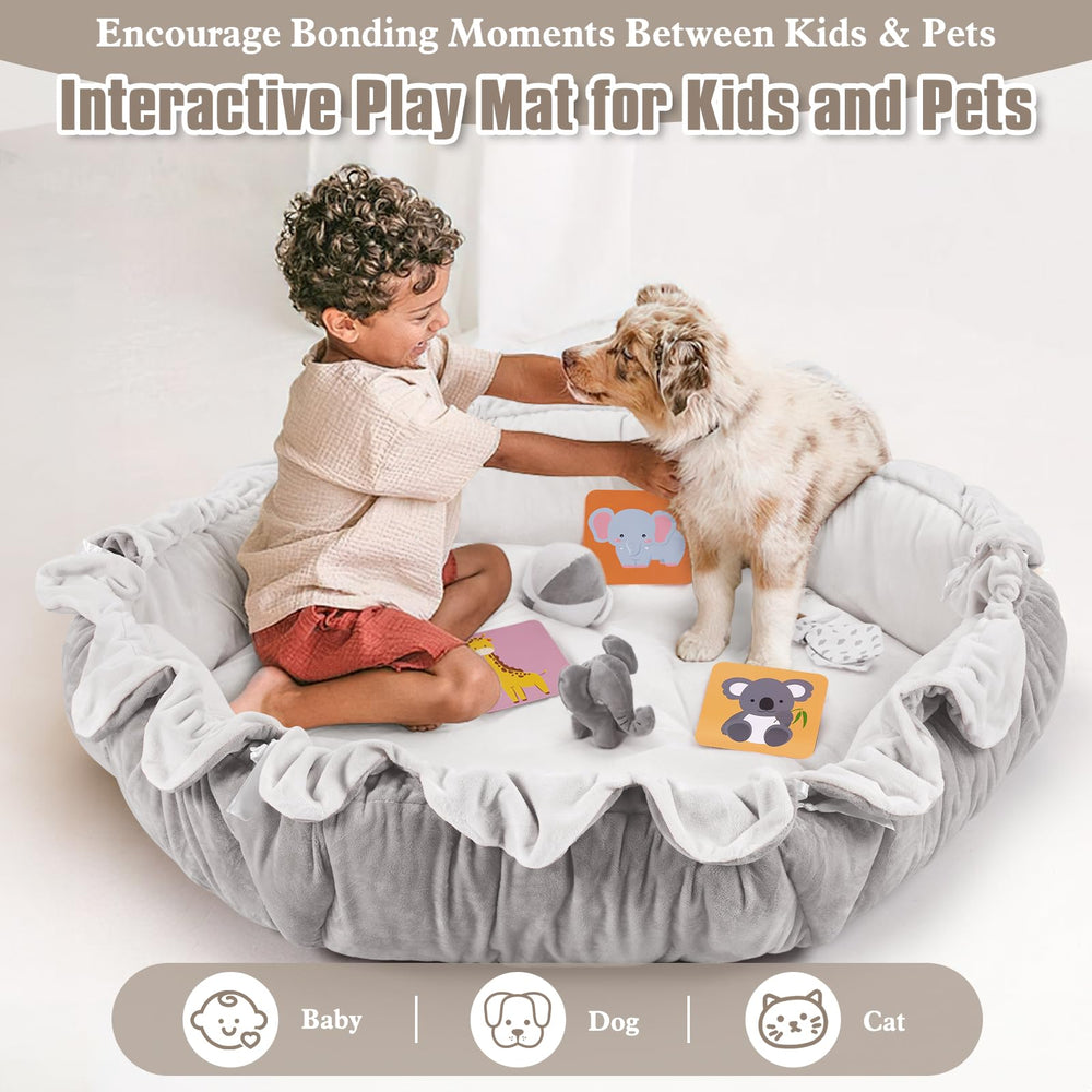 Foryoomi double-side learning cards support early recognition during playtime.