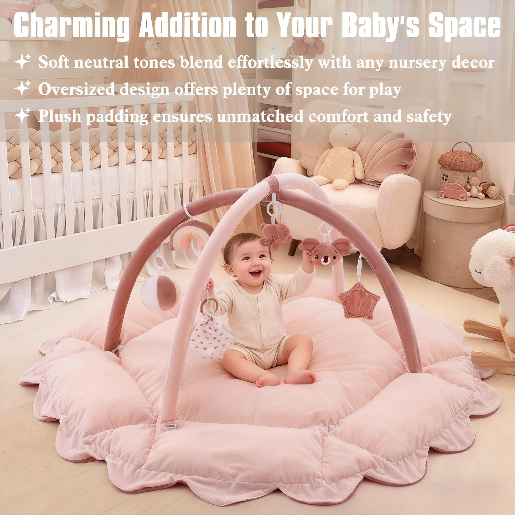 Foryoomi dual-side design lets moms pick darker or lighter side for easy care