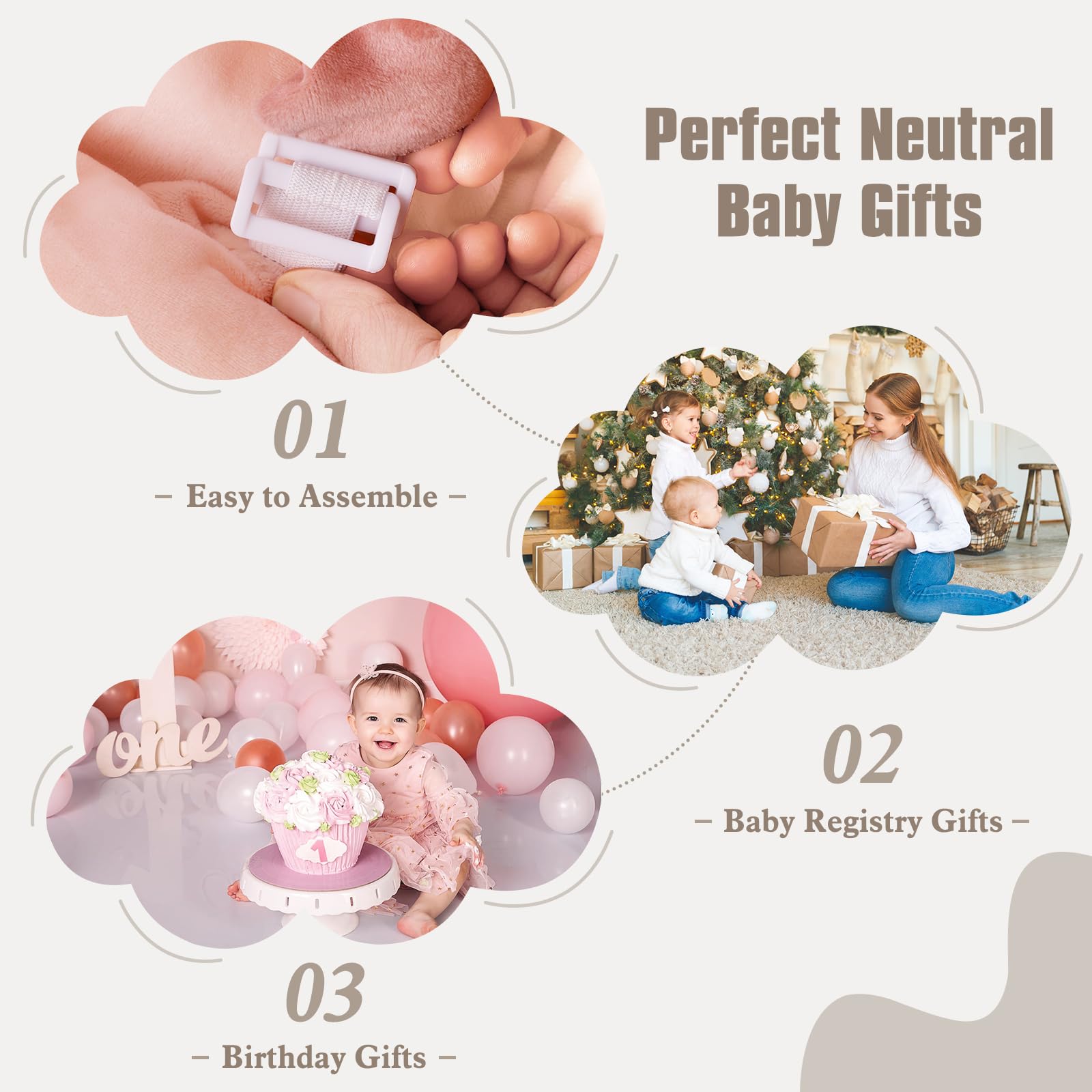 Foryoomi gift-ready newborn-to-toddler play space for nursery enhancements