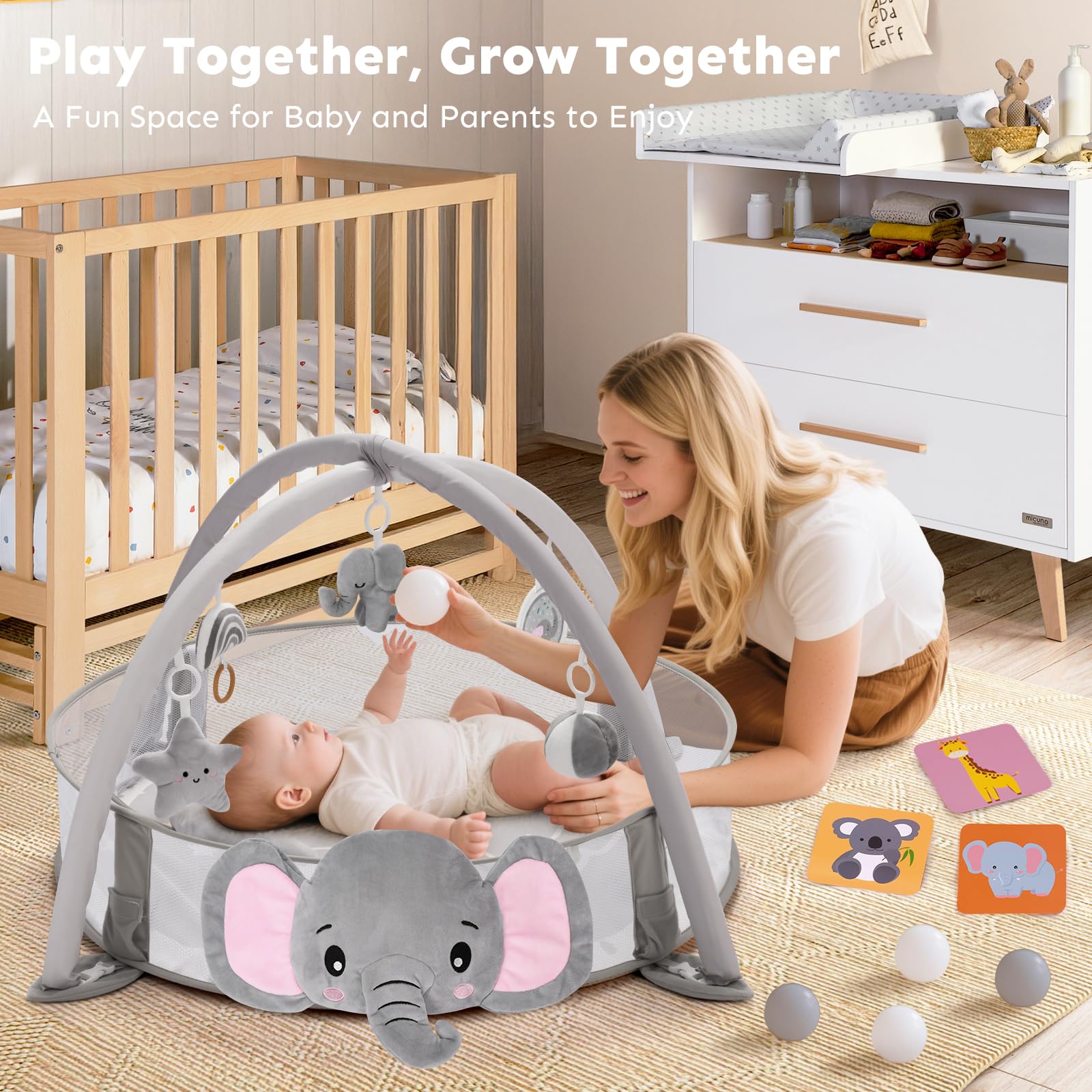 Foryoomi milestone cards help parents track baby growth milestones.