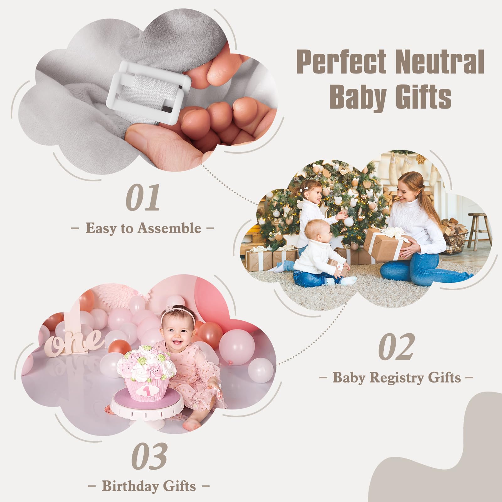Foryoomi roomy play space lets babies explore safely from newborn to toddler.