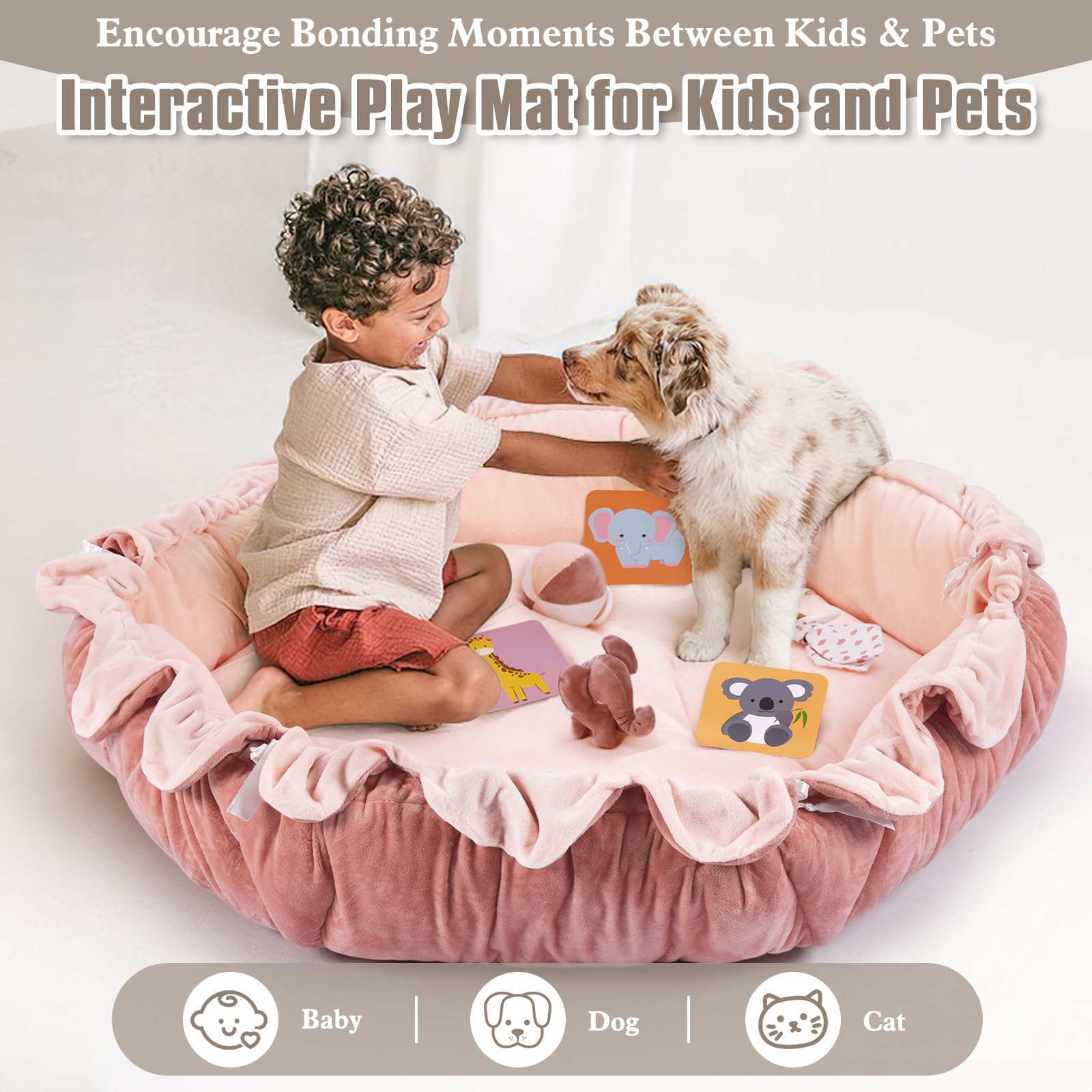 Foryoomi secure play zone keeps baby engaged and safe during play