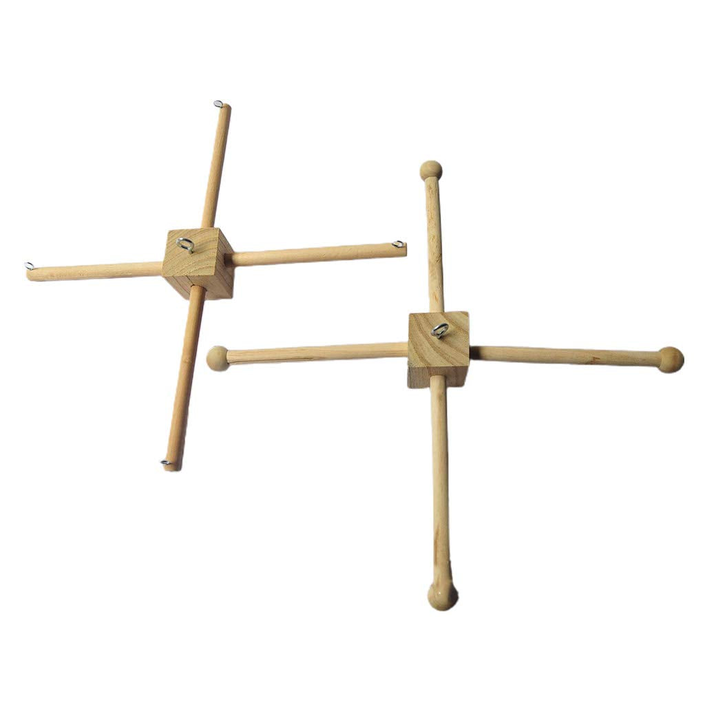 foshan Idkska wood baby mobile hanger natural wood grain adds warm nursery aesthetic
