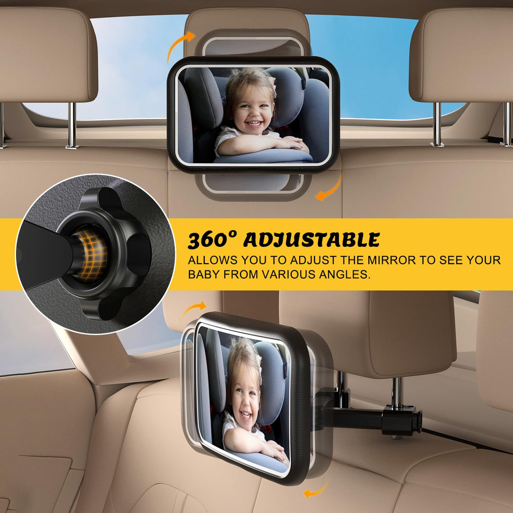 Fosucwin LED illumination enhances nighttime visibility for parents.