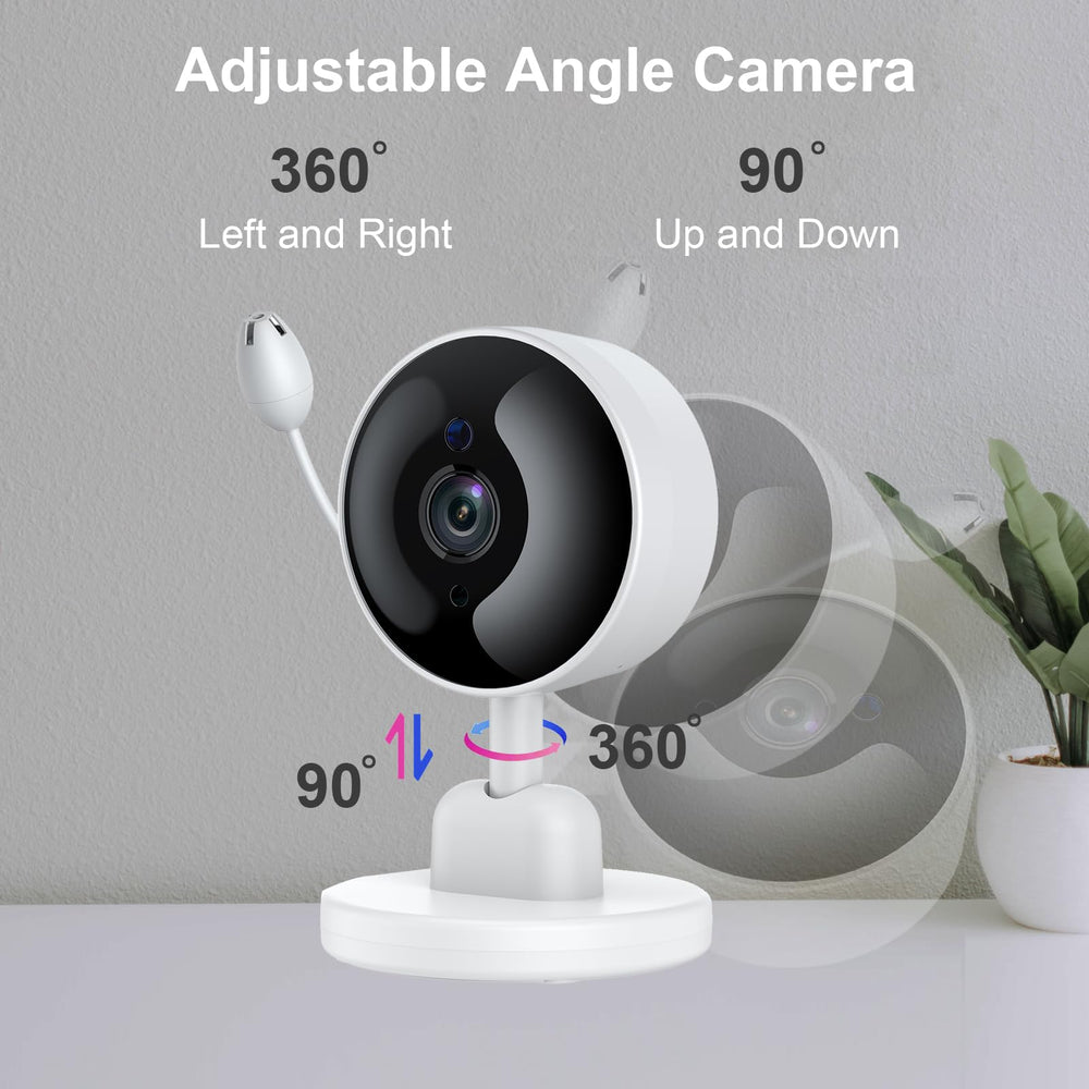 FOUKWKC Tuya baby monitor cry detection informs caregivers.