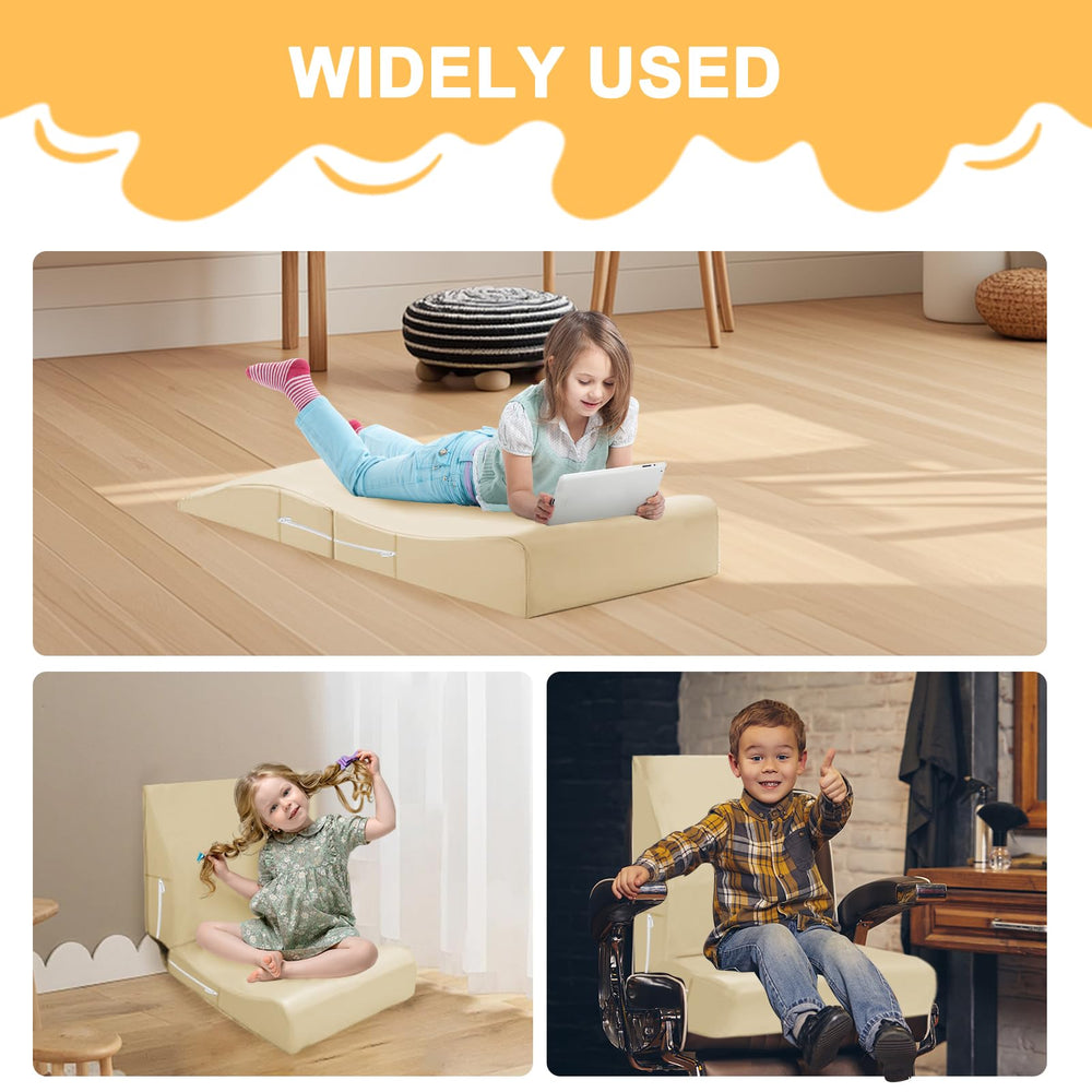 FOUXTEL folded cushion doubles as seating when not in use