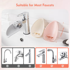 FOVKO splash-proof water channel directs flow into sink for fewer splashes